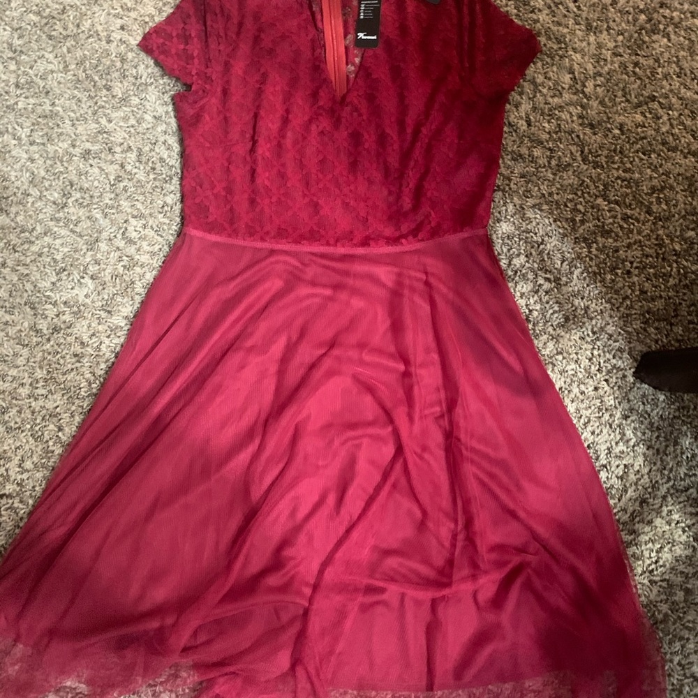 Pink cocktail dress